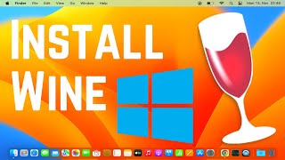 How to Install and Use Wine on MacOS  Run Windows Applications on Mac 2024 [upl. by Franzoni]