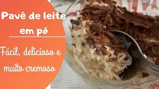 SOBREMESA DE PÁSCOA PAVÊ SUPER CREMOSO E MUITO FÁCIL DE PREPARAR ​deliciassimplesdelia5630 [upl. by Ycnaffit941]