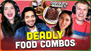 Samay Rainas Reaction To Deadly Food Combos Ft Nishant Tanwar amp Sahiba Bali REACTION  Zomato [upl. by Valorie]