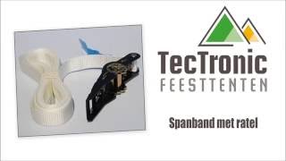 TecTronic Feesttenten  Hoe een spanband met ratel aanspannen [upl. by Casilde]