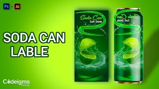 How to Design amp Label Product Packaging  Design 3  Adobe Photoshop CC amp Adobe Illustrator CC [upl. by Trinity]