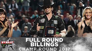 FULL CHAMP ROUND JB Mauney Rides Bruiser for 9475 Points to WIN Billings  2017 [upl. by Enotna]