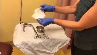 IUD Tray Set Up  Original Video [upl. by Ravilob]