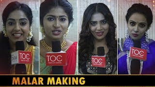 COLORS Tamil Malar Serial Making Interview  மலர்  Malar Fiction Show  TalksOfCinema TV [upl. by Adnirual]