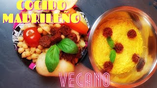 Receta vegana del COCIDO madrileño 💯 COCINANDO CON YOLYLAG💖 [upl. by Atiuqrehs]