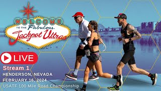 2024 Jackpot Ultras  USATF 100 Mile Championship Live  Stream 1 [upl. by Ilrahs918]