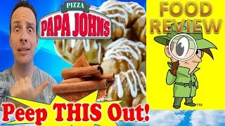 Papa Johns®  Cinnamon Knots Review Peep THIS Out [upl. by Nepets]