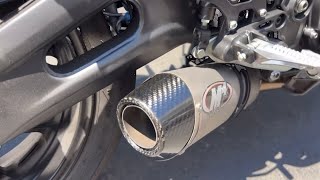 2022 YAMAHA YZF R7 on M4 Exhaust System Sound Very Nice Sound🤌🏻🔊 Cold Start Exhaust Revs HD [upl. by Nauwaj849]