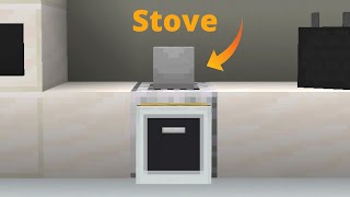 Minecraft Stove Building Tutorial Shorts [upl. by Maryanna]