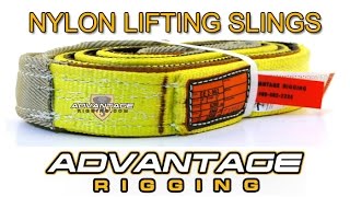 Nylon Lifting Slings  Advantage Rigging [upl. by Etteloiv]