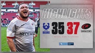 LOZOWSKI WINS IT AT THE DEATH  Bristol Bears 3537 Saracens Men  Premiership Rugby Highlights [upl. by Dang641]