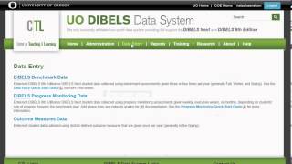 Entering DIBELS Benchmark Data [upl. by Ahtenek]