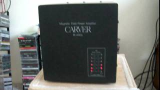 Carver M400a Magnetic Field Power Amp Bumpin [upl. by Eedyak]