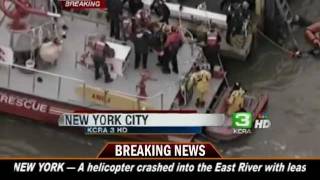 HELICOPTER CRASH in New York City Aug 2011 Nov62011 3rd Death Prophecy [upl. by Rimola]