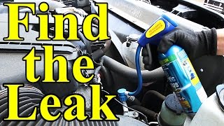 How to Find AC Leaks in Your Car UV Dye [upl. by Harrell752]