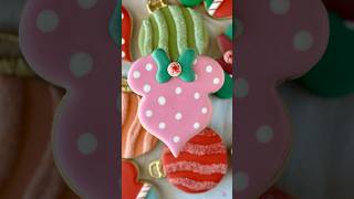 🐭🩷💚 enlightenedbakery royalicing christmascookies sugarcookies [upl. by Lieno]