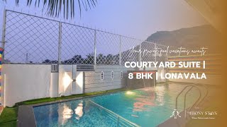 8 BHK Private pool villa in Lonavala  Book a luxurious villa in Lonavala by Ebony Stays [upl. by Cindelyn]