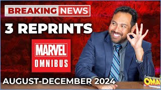 Breaking News 3 Marvel Omnibus Reprints August to December 2024 [upl. by Ecitnirp]