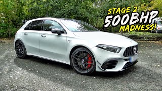 THIS 500BHP TUNED MERC A45S HAS DEVASTATING ACCELERATION [upl. by Iohk349]