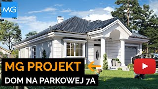 Projekt domu Dom na Parkowej 7 A MG Projekt  13288 m2  koszt budowy 285 tys zł [upl. by Namso380]