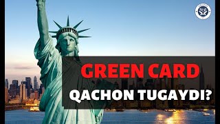 GREEN CARD tugash sanasi Qachongacha Grin Karta oynasa boladi [upl. by Tnafni]