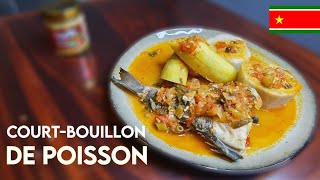 Court bouillon de poisson antillais [upl. by Nilyram]