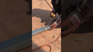 Tricks to weld square tube joint welding welder [upl. by Aydiv669]