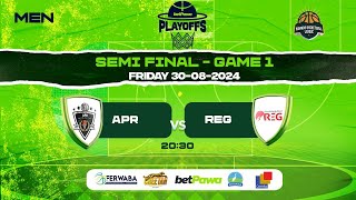 🔴LIVE  SEMIFINALS GAME 1 APR BBC vs REG BBC  betPawaPlayoffs 2024 [upl. by Maurey]