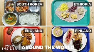 What School Lunch Looks Like Around The World  Around The World  Food Insider [upl. by Vocaay]