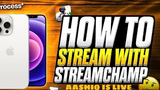 HOW TO LIVE STREAM 🤯 FORM IPHONE  IPAD ON YOUTUBE  STREAM CHAMP SE LIVE KESE KARE [upl. by Siahc132]