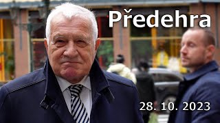 Předehra k proslovu Václava Klause 28 října 2023 [upl. by Yenaled]