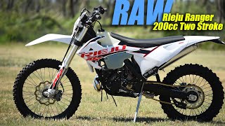 Rieju Ranger 200cc Two Stroke RAW  Dirt Bike Magazine [upl. by Eceer]