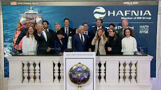 Hafnia Limited NYSE HAFN Rings The Opening Bell® [upl. by Anidal566]