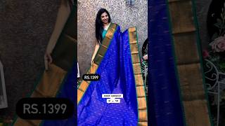 ✨CODE  KRRG127✨Rs1399✨ wwwlakshmiboutiqueCoinMost wanted Korvai Silk ✨ Blue with Green Combo ✨ [upl. by Eixam]