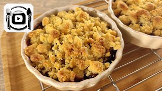 How to Make Fruit Crumble Baked Plums with Crumble Delicious and Simple Homemade Crumble Recipe [upl. by Dearborn611]