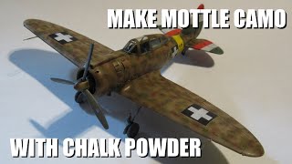 How to apply mottle camo with chalk powder artists dry pastel without airbrush [upl. by Nac210]