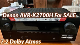 Low Budget DEMO PIECE  Denon AVRX2700H 72 Dolby Atmos AVReceiver For Sale 9842019877 [upl. by Crispa]