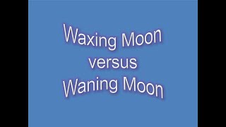 Waxing Moon versus Waning Moon  Celestial Physics  Applied Geometry [upl. by Ived156]