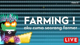 Farming Crystal Block Pake Galaxy Skin  Livestream Growtopia Indonesia [upl. by Aneehc615]