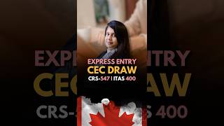 Express Entry CEC draw  CRS 547  ITAs 400 [upl. by Navetse]