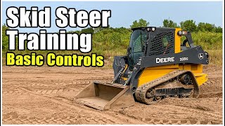 How to Operate a Tracked Skid Steer Loader  CTL Basic Controls Training [upl. by Jonina701]