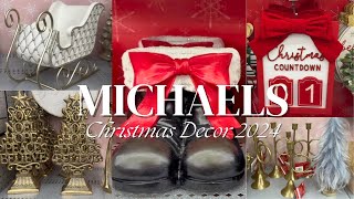 MICHAELS CHRISTMAS DECOR SHOP WITH ME 2024  Top Christmas Decor Trends to ELEVATE Home on a BUDGET [upl. by Efren353]