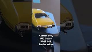 1972 Oldsmobile Cutlass W29 442 Custom Model [upl. by Ahsiya225]