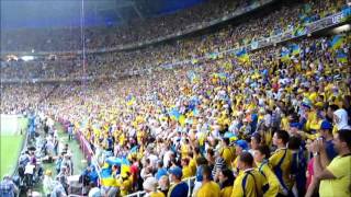 Euro 2012 Donetsk Ukraine v France [upl. by Ellingston]