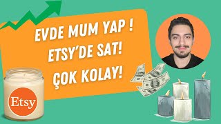 EVDE MUM YAP ETSYde SAT  ÇOK KOLAY [upl. by Kahcztiy152]