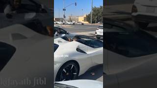 Football Leagend Ronaldo in his Ferrari 🥼 like subscribe [upl. by Gnel]