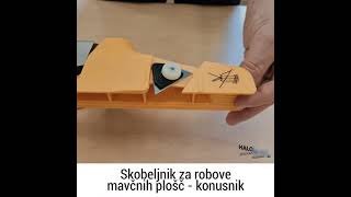 SKOBELJNIK ZA ROBOVE MAVČNIH PLOŠČ – KONUSNIK [upl. by Ais]