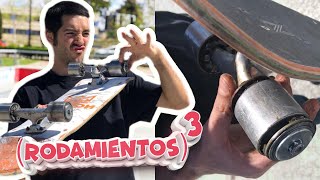 patinamos con rodamientos GIGANTES  skate con rodamientos bearings [upl. by Archaimbaud]