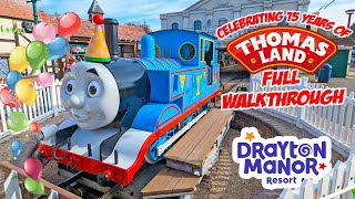 Celebrating 15 Years of Thomas Land at Drayton Manor Full Walkthrough April 2023 4K [upl. by Metcalf]