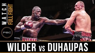 Wilder vs Duhaupas FULL FIGHT Sept 26 2015  PBC on NBC [upl. by Ariaek]